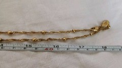 Vintage RARE HTF Retired Kirks Folly Angel Folly Dust Necklace/Pin w/Box 36″