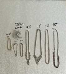Vintage Lot of (7) Rhinestone & (1) Pearl Jewelry Pieces