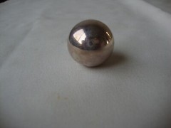 VINTAGE 1970-80s 3D CHIME BALL STERLING SILVER 925 PENDANT