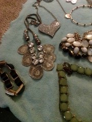 Junk Drawer Lot Vintage Estate 3.9 Lbs All Wearable