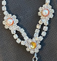 Lot Of Vintage Costume Jewelry 4 Pins, 3 Pairs Earrings, 4 Bracelets, 1 Necklace