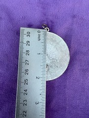 Vintage Edlee Leo Astrology Zodiac Rock Pendant