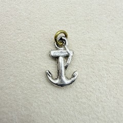 Vintage Sterling Silver Small Anchor Dangle Charm Travel Adventure Accessory