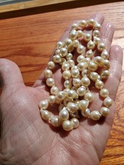 Antique Natural Pearl Necklace
