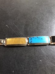 Vintage Mexico TR-195 925 Multi Stone Bracelet Pre-owned