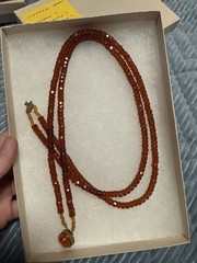 Signed Vintage Artisan Beaded Necklace – One of a Kind