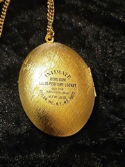 Vintage REVLON HEIRLOOM PERFUME Necklace Pendant Locket
