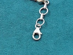 7.5″ Thirteen Stone Jelly Opal & Sterling Silver Bracelet lots Fire 🔥
