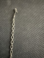 Vintage Sterling Silver 925 Layered 2 Piece Collar Necklace, 15.5in Long