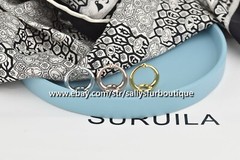 Sally’s Quality 100% Copper Scarf Ring Circle Buckles Brooch For Silk Scarves