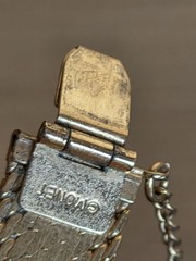 Vintage Signed Monet Gold Tone Bracelet With Safety Chain