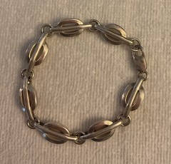 Vintage Heavy Sterling Silver Oval Link Bracelet 31+ grams