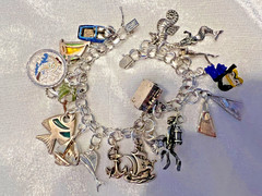 Vintage Sterling Silver Summer Ocean Sea Water Sports, Scuba Divers, Pirates!