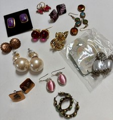 Vintage To Now EARRINGS — 50+MATCHED PAIRS . EXCELLENT CONDITION!