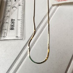 Vintage Changeable Slide Chain Necklace Gold Tone Vintage With Ball Design