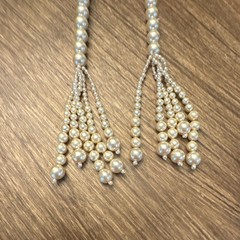 Marvella Vintage Pearl Necklace Wrap With Original Velvet Red Case