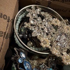 Vintage to Now Jewelry Lot, All Wearable Untested. No Broken. Box A6