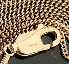 VTG 14K GOLD FILLED 1MM CURB CHAIN 28″ NECKLACE