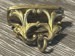 Antique Jewelry Vintage Necklace Pendant Pocket Watch Fob Gold Dolphin Charm