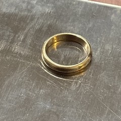 Vintage Men’s Wedding Band 14k RGP Made By Uncas Manufacturing Company