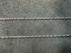 1.06g Vintage Sterling Silver 925 Adjustable Cable Chain Link Necklace 21 in M