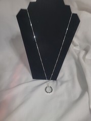Vintage Lauren Conrad Crystals In A Looking Glass Pendent Necklace
