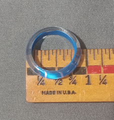 Vintage Hand Painted Lucite Resin Acrylic Ring – Size 7.5 – One of A Kind