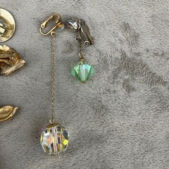 Vintage Clip On Earrings lot of 9 Every Day Wear