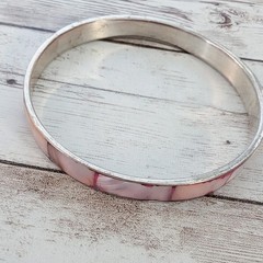 Vintage Bracelet Inlayed Red/Pink Tones