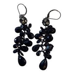Vintage black gothic style necklace and earring set unbranded Cosplay