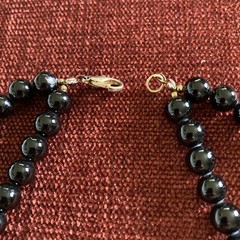 Lee Sands Mother of Pearl Parrot Double Strand Beaded Necklace Vintage 1970’s