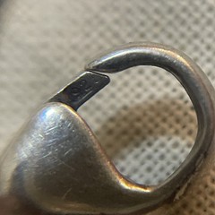 Vintage Estate 925 Sterling Silver Bow Tie Link Artisan Bracelet 7.75″ 20g