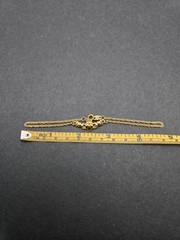 Vtg Avon Gold-Tone Claddagh Chain Link Bracelet 8.5″