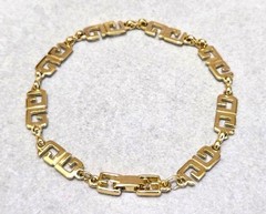 Gold Color Bracelet, 19.5cm, Used, Waterproof, No Accessories