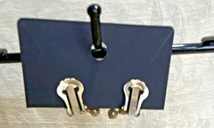 Vintage Mid-Century Aurora Borealis Earring Lot – Set of 2 Pairs: 1 Clip, 1 Stud