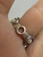 Michael Boyd Ring Statement Artisan Modern Wearable Art Sterling Size 5.5