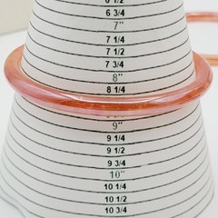Vintage Set of Five Glass Bangles Autumnal Colors Orange Yellow Brown Bohemian