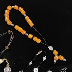 1970s 1980s 1990s Costume Necklace Earrings Lot Anne Klein Pearl MOP Dangle Etc.