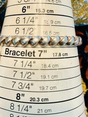 STERLING SAN MARCO MACARONI BRACELET Signed VIOR ITALY 925 Silver 6.75″ 16.49 gm