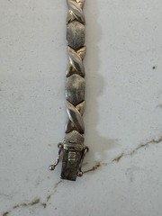 Vintage FAS Sterling Silver 925 XO Hugs and Kisses Bracelet