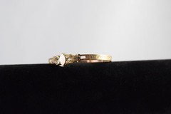 Antique Victorian Rolled Gold Floral Expandable Bangle Bracelet Read