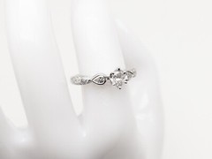 Designer $5000 1.50ct OVAL PEAR CUT Natural Diamond 18k White Gold Wedding Ring