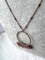 VTG HEART 1990s 2000s y2k Circle Modernist *2 Necklaces Stack* Lot Choker Unique