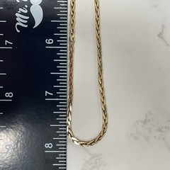Vintage AVON Gold Tone Greek Cameo & MONET Gold Tone Chain Necklace 1970s – 16″