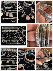 Huge 1,580 Grams VTG Sterling Silver 925 Jewelry Lot Bulk Wear Scrap Repair Sell