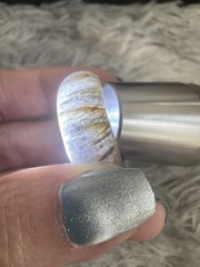 Natural brown rutilated quartz ring 19.6mm