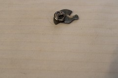 Vintage Woman’s Hand with a Fan, Pewter Tone Lapel Tie Tack Pin Brooch