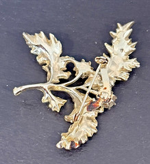 Lot 12 Fashion Jewelry Pins Vintage Now Faux Pearls Shell Leaf Leaves Flowers