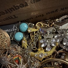 Vintage to Now Jewelry Lot, All Wearable Untested. No Broken. Box B4