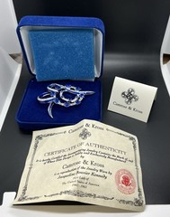 Camrose & Kross Jacqueline Bouvier Kennedy Jewelry Brooch Reproduction COA